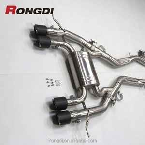 High Performance 2021-2024 for BMW G80 M3 G82 M4 Stainless Steel Single Midpipe Valved Catback Exhaust System - Product Image 1