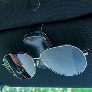 Sunglasses Clip For Car Rearview Mirror <b>Eyeglasses</b> Holder Small Auto Accessory Decorative Sunglass Holder - Product Image 1