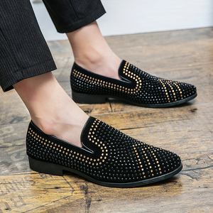 Chaussures en cuir décontractées à prix abordable, styles variés, grandes tailles, chaussures habillées d'affaires, chaussures à bout pointu, chaussures à enfiler pour hommes - Product Image 6