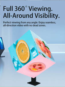 Écran d'affichage LED P3 en forme de cube, pour intérieur, sur pied, avec graphiques multicolores, panneau publicitaire, mur vidéo - Product Image 2