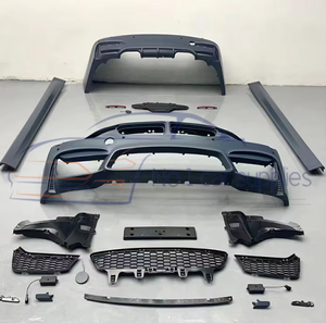 Kit de carrocería para parachoques de coche F30, actualización de estilo M3, faldas laterales delanteras y traseras, estiramiento facial para <span class=keywords><strong>3</strong></span> Series <span class=keywords><strong>F</strong></span> F35 328i 335i - Product Image 3