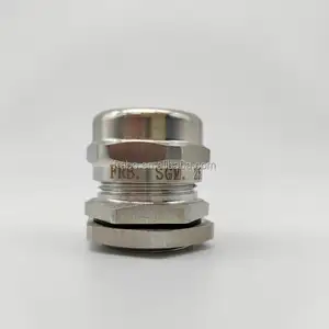 Wholesale High Quality Pg Metric G Thread Nickel Plated Brass Metal Cable Gland For Electrical Box