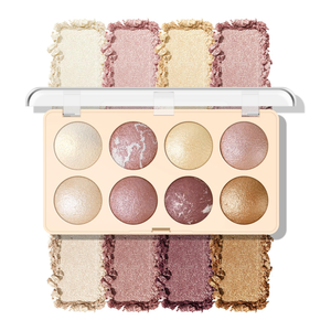 Paleta de Maquillaje de Ojos Personalizada con Sombras Prensadas Mate, Duocromáticas y Brillantes - Product Image 1