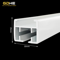 Hochwertige 60/70/80mm Abstandshalter für Wellenfalten-Vorhangläufer, Motorisierter Wellenfalten-Vorhangläufer für S-Falten-Vorhangschienen-Zubehör