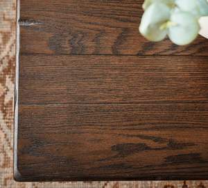 Table basse rectangulaire en bois sur mesure pour salon, table à thé pour la maison - Product Image 3
