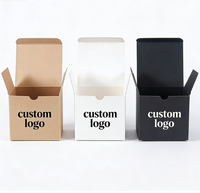 Boîtes d'emballage personnalisées avec logo en feuille d'or, boîte carrée en papier au design personnalisé pour l'emballage de produits haut de gamme, étui pour cosmétiques