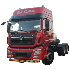 China nuevo Dongfeng 6x4 460hp 40 ton remolque capacidad GNL tractor cabeza de camión para la venta