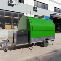 Ukung Kebab Gebruikt Food Truck Trailer Paard Trailer Food Truck Outdoor Mobiele Voedsel Trailer Straat Restaurant