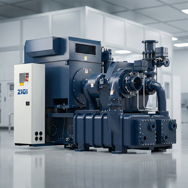 Class 0 Certified Oil-Free Air Compressor | Centrifugal Type 3-40 Kgf/cm² High Pressure | Large Flow Custom Design Durable