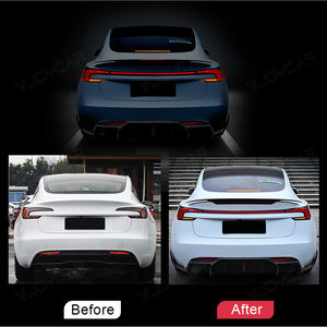 Luci Posteriori Complete VJOYCAR Modello 3 Highland con Indicatori di Direzione e Freni per <span class=keywords><strong>Tesla</strong></span>, <span class=keywords><strong>Accessori</strong></span> Esterni Aggiornati NUOVI 2024+ - Product Image 4