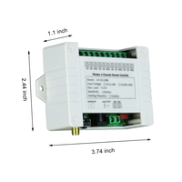 Commutateurs de télécommande DC12V DC24V commutateur sans fil intelligent 4CH électronique relais RF 12V Code d'apprentissage 433mhz