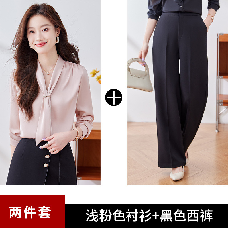 Light pink shirt and pants