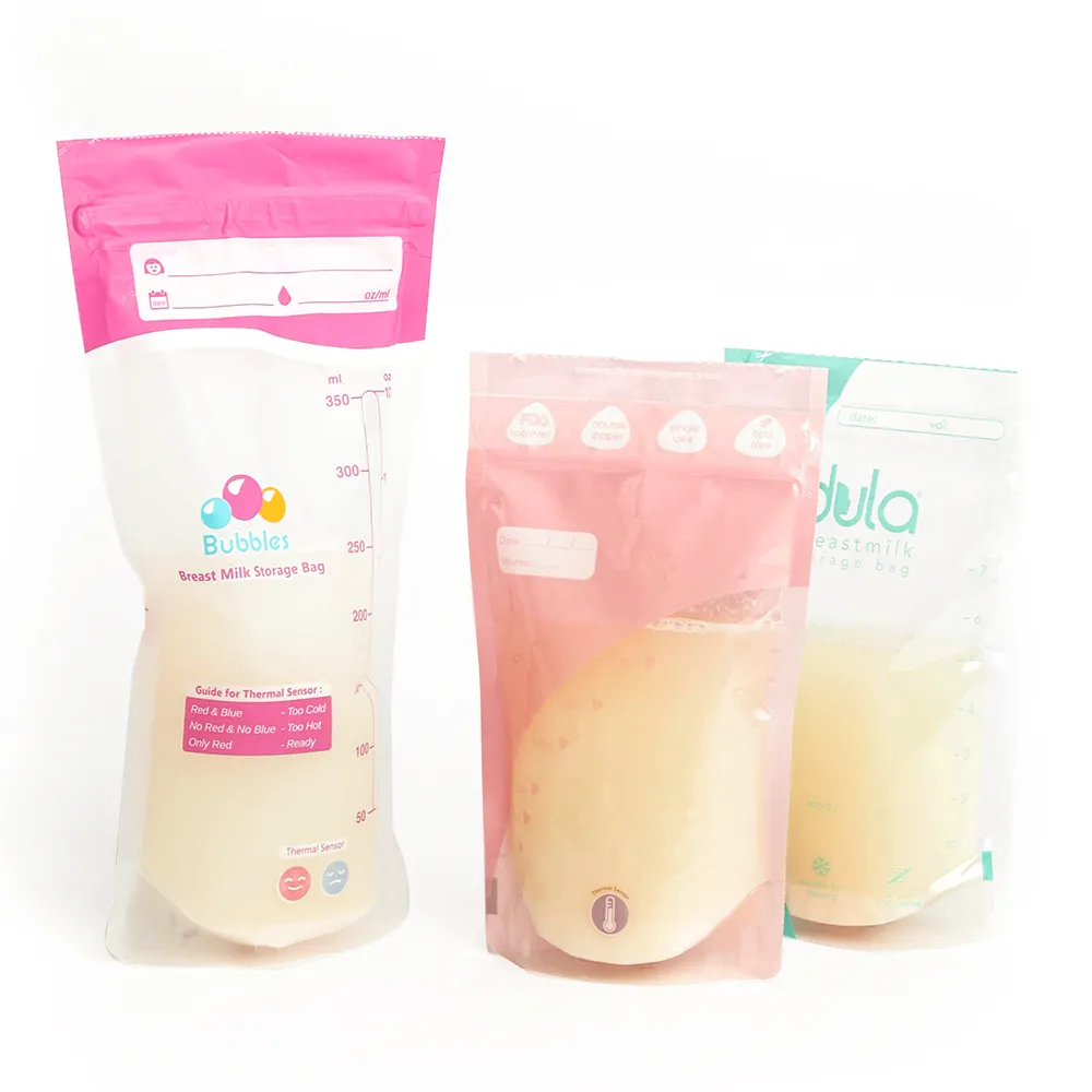 Baby Baby Fomula Voedingsproduct 250Ml 8Oz 5Oz 3.5Oz Moedermelk Opbergtas Op Maat Logo Melkpoederzakje