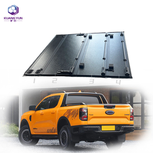 Vente chaude, couvre-caisse de camion pliable en alliage métallique imperméable, sans perçage, pour <span class=keywords><strong>FORD</strong></span> <span class=keywords><strong>RANGER</strong></span> T6 T7 T8 T9 2015-2025 - Product Image 1