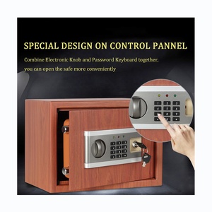 Gỗ màu an toàn hộp an toàn điện tử an toàn hộp kỹ thuật số an toàn hộp cho văn phòng nhà - Product Image 3