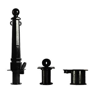 कच्चा लोहा यूरोपीय मानक सीई ब्रांड रोड बैरियर बोलार्ड हटाने योग्य उद्यान पार्किंग श्रृंखला - Product Image 1