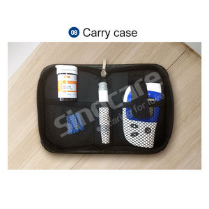 Moniteur de glycémie Sinocare Safe Accu2 avec 50 bandelettes de test et 50 lancettes pour les jeunes, facile à transporter et à utiliser rapidement - Product Image 6