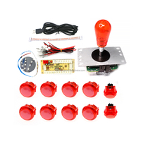 Encodeur USB à latence nulle pour manette de jeu, avec boutons clairs et bande LED, compatible Sanwa Arcade, Raspberry Pi, TV Box, Pandora, DIY