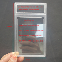 Boîtier vide de qualité supérieure pour cartes gradées TCG Yu-Gi-Oh! Pokémon et cartes à collectionner sportives