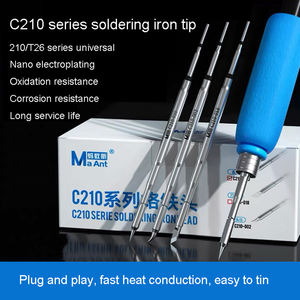 Estación de Soldadura Industrial MAANT Serie <span class=keywords><strong>C210</strong></span> T26 210 Mango de Soldadura Sin Plomo Nano Galvanoplastia para Resistencia a la Corrosión - Product Image 5