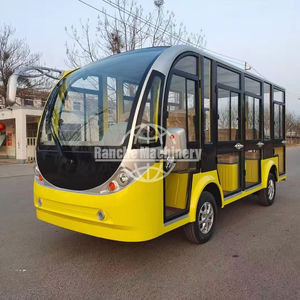 Mini autobús turístico eléctrico de lujo de 14 plazas, autobús de enlace urbano, coche turístico con batería de litio de 72V - Product Image 1