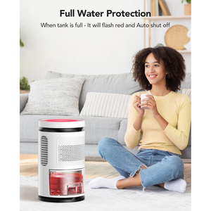 2024 nóng bán siêu im lặng cho ẩm không khí phòng ngủ văn phòng tủ quần áo <span class=keywords><strong>LCD</strong></span> màn hình cảm ứng thông minh mini Máy hút ẩm cho nhà - Product Image 6