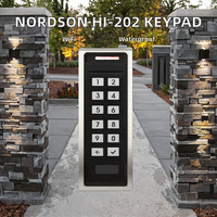 Nordson HI-202 lecteur de clavier de contrôle d'accès à un seul groupe étanche RFID NFC MF Wiegand DC12V Logo personnalisable