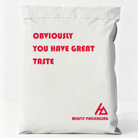Minfly Logo personnalisé impression rose Express sac auto-adhésif Poly Mailer expédition courrier sacs pour vêtements chaussettes personnalisé OPP sac