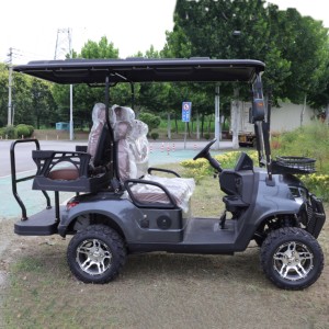 Chariot de golf électrique chinois Street Legal 4 Seat Road Buggy 60V Chariot de chasse électrique bon marché - Product Image 3