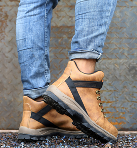 Nuovi stivali da lavoro impermeabili resistenti di grandi dimensioni scarpe di sicurezza punta in acciaio - Product Image 1