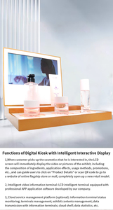 Thiết kế thanh lịch hiển thị quảng cáo Màn hình máy tính để bàn kỹ thuật số biển cho vẻ đẹp cửa hàng mỹ phẩm khuyến mãi sản phẩm - Product Image 6