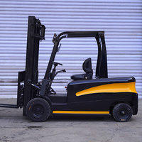 Chariot élévateur de chargeur latéral électrique pour de longues charges comme l'acier et les tuyaux de bois de construction