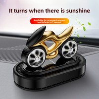 Kits d'intérieur solaires créatifs avec modèle de moto parfum aromathérapie voitures élégantes décorations de motos pour Console Center