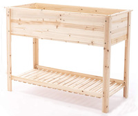 Jardinière en bois moderne personnalisée pour l'extérieur, bac de plantation résistant à la corrosion, pot de fleurs pour usage domestique, culture de grande taille