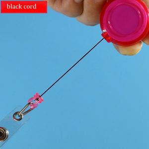 Customized Logo and Many Color Choose 32Mm Round Plastic Reel <b>Nurse</b> Name Badge Holder With Pvc Strap - Product Image 6