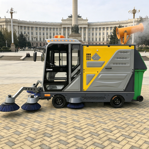 Véhicule de balayage routier municipal électrique, <span class=keywords><strong>machine</strong></span> de balayage à vide pour l'extérieur, pour autoroute et parc - Product Image 1