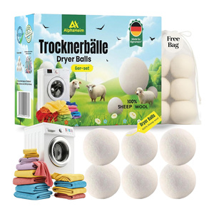 Lot de 6 balles XXL pour sèche-linge et doudounes, sans produits nocifs et adaptées aux animaux. Palline Asciugatrice en - Product Image 1