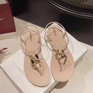 Clip Toe <b>Beach</b> Sandals Women Summer Fashion Roman Style Open Toe Breathable Slippers Casual Flat Outer Wear <b>Shoes</b> - Product Image 6