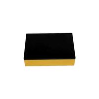 Humidor à cigares de luxe de haute qualité, fait main, laqué, en bois de cèdre espagnol, personnalisé, bicolore, résistant à l'humidité