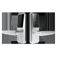Cerradura Inteligente para Puerta con Tarjeta RFID de Fácil Instalación, Cerradura Electrónica TTlock Ble para Hotel, Entrada sin Llave, para Puerta de Madera, Apartamento, Hotel, Hogar