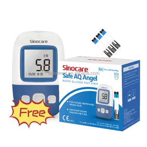 Moniteur de <span class=keywords><strong>glycémie</strong></span> Sinocare Safe AQ, glucomètre, bandelettes de test de <span class=keywords><strong>glycémie</strong></span>, bandelettes de test pour diabétiques - Product Image 4