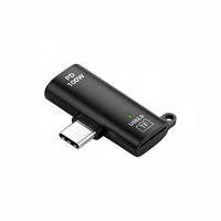 Adaptateur USB C portable PD 100W 2 en 1, charge rapide, transfert de données, lecteur de carte TF, lecteur de carte mémoire Type-C haute vitesse