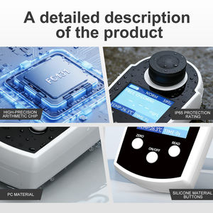 Dongguan Chine Réfractomètre numérique FCL131 pour les tests de chlore en laboratoire avec étalonnage automatique Précision 0.01 Ri - Product Image 3