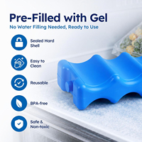 Compresse de gel pour lait maternel - Packs de glace pour biberons pour les mamans qui allaitent et travaillent, en gel apaisant et confortable, s'adapte aux canettes/bouteilles, aux tire-lait