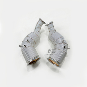 Tuyau de descente haute performance adapté à Audi <span class=keywords><strong>RS6</strong></span> C8 <span class=keywords><strong>4</strong></span>,0T 2019-2024 pour améliorer les performances de course, installation parfaite - Product Image 6