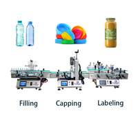 Machine de capsulage remplissante de liquide de bureau automatique petite ligne de production complète d'emballage d'eau de bouteille