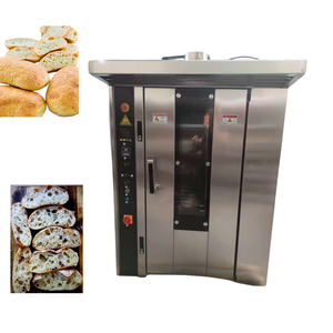 Four rotatif industriel à air chaud Équipement de boulangerie commerciale 12 plateaux 64 plateaux Zaatar Pain Naan Roti Paratha Chapati Litti Puri - Product Image 6