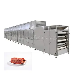 Mesh Belt Dryer Energy Saving Meat Continuous Conveyor Mesh Belt Dryer Customized Design With High Cost Efficiency