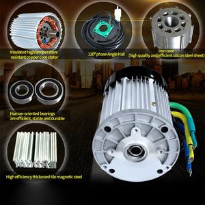 ชุดเครื่องมือไฟฟ้าเพลาเว้าแบบวงกลม18ซี่เครื่องมือไฟฟ้าชุดมอเตอร์ไฟฟ้ากระแสตรงสำหรับอุปกรณ์อัตโนมัติ72V 1200W เงียบ - Product Image 6