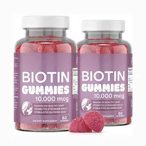 Private Label Vitamin and Supplements Bear Vegan Collagen Biotin Gummies Hair Skin Nails